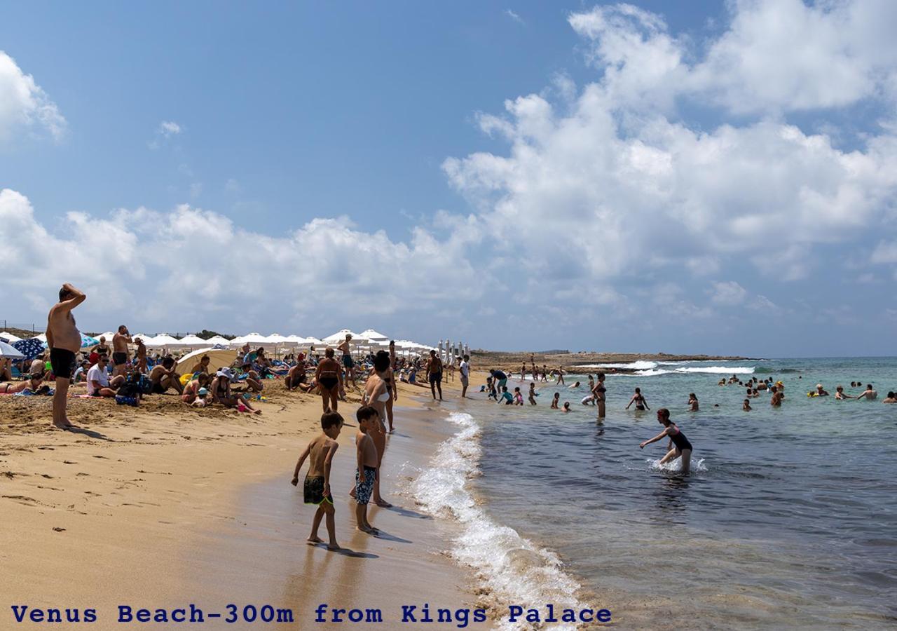 105 Kings Palace - Fabulous 2 Bed, 2 Bath, Large Patio With Garden - Sea Views Paphos Exterior foto