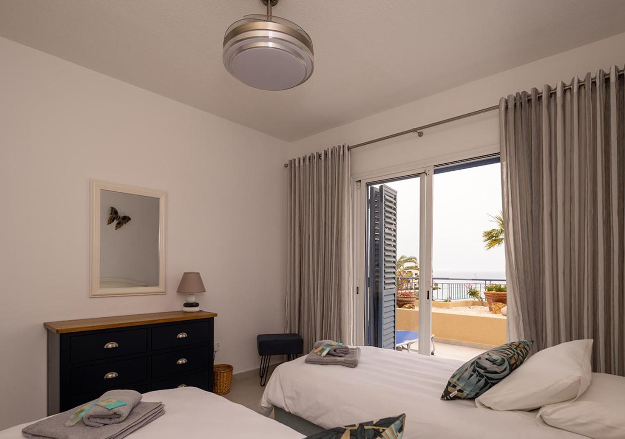 105 Kings Palace - Fabulous 2 Bed, 2 Bath, Large Patio With Garden - Sea Views Paphos Exterior foto