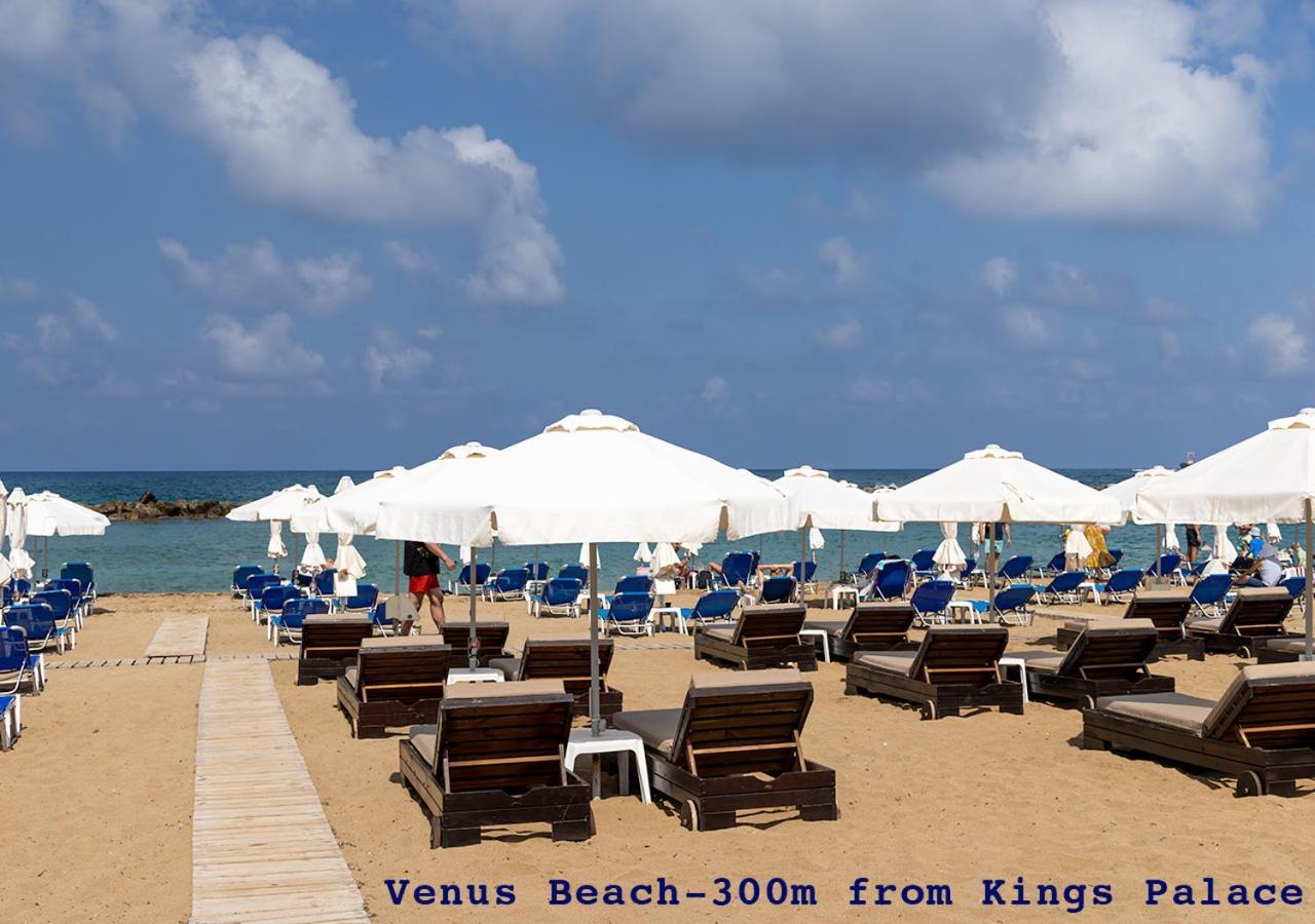 105 Kings Palace - Fabulous 2 Bed, 2 Bath, Large Patio With Garden - Sea Views Paphos Exterior foto