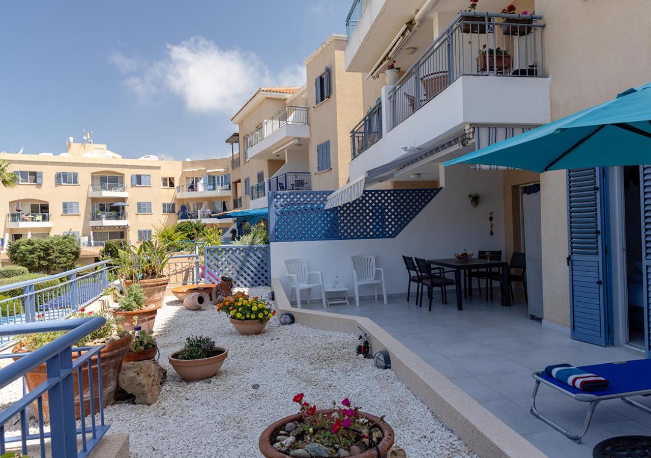105 Kings Palace - Fabulous 2 Bed, 2 Bath, Large Patio With Garden - Sea Views Paphos Exterior foto