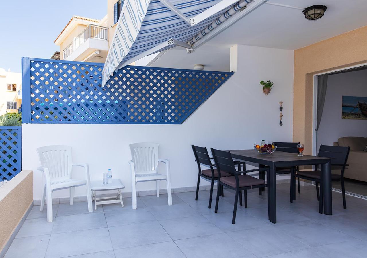 105 Kings Palace - Fabulous 2 Bed, 2 Bath, Large Patio With Garden - Sea Views Paphos Exterior foto